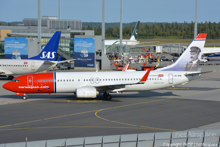 Norwegian Air Shuttle Boeing 737-86J (LN-NIB) | Photo 86358