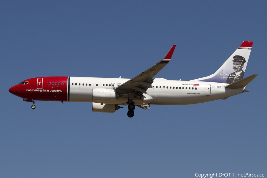 Norwegian Air Shuttle Boeing 737-86J (LN-NIB) | Photo 414069