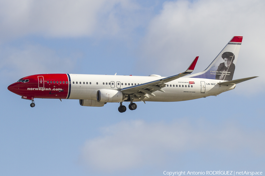 Norwegian Air Shuttle Boeing 737-8JP (LN-NIC) | Photo 134922