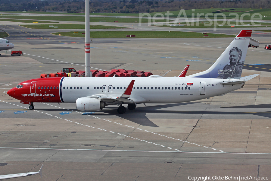 Norwegian Air Shuttle Boeing 737-8JP (LN-NIF) | Photo 104453