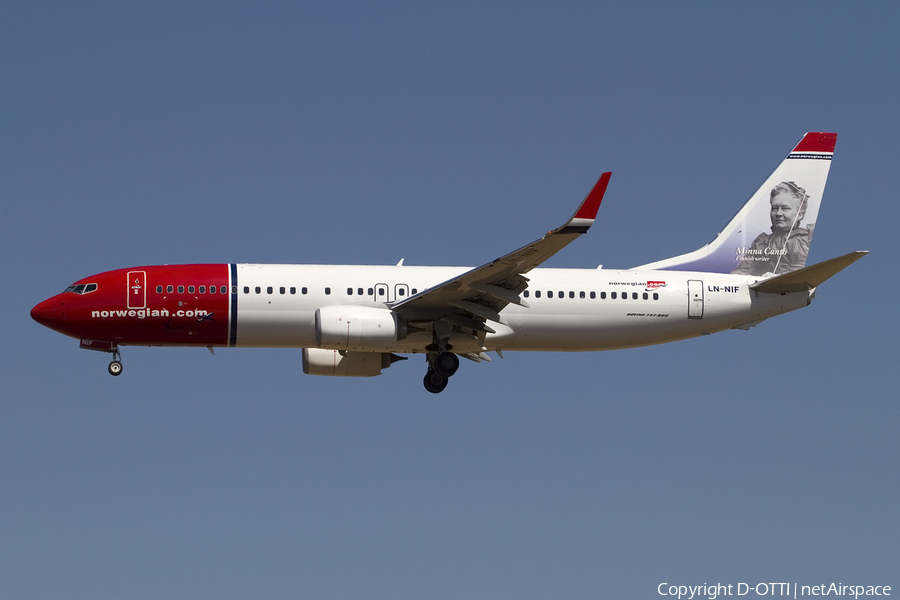 Norwegian Air Shuttle Boeing 737-8JP (LN-NIF) | Photo 414446