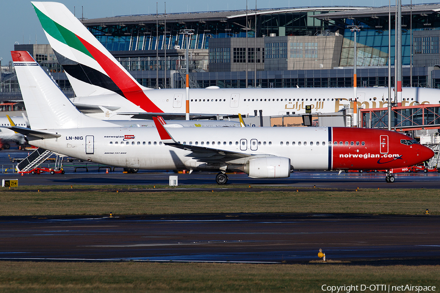 Norwegian Air Shuttle Boeing 737-8JP (LN-NIG) | Photo 487693