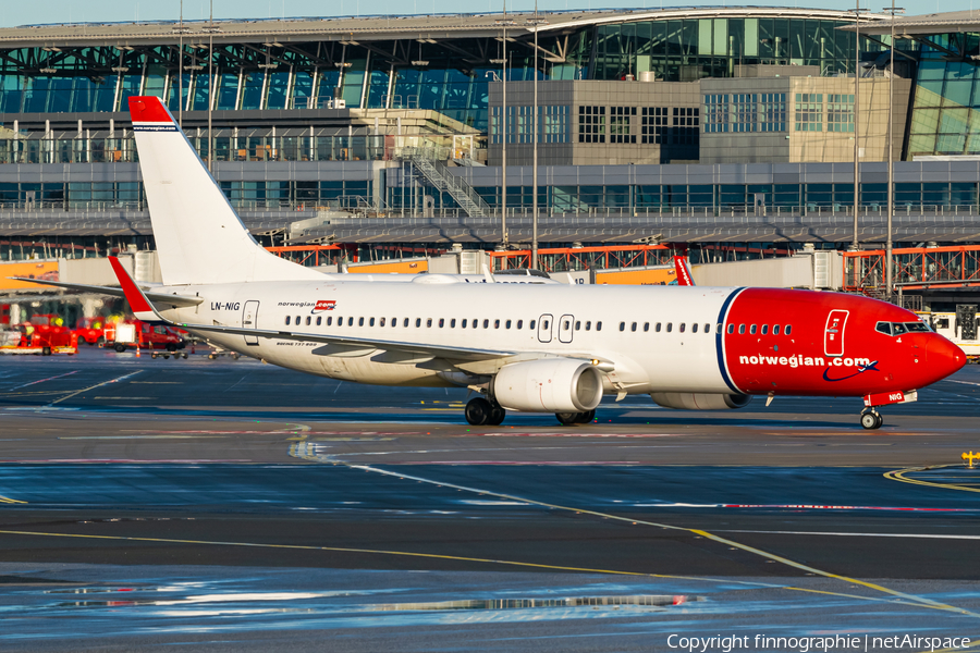 Norwegian Air Shuttle Boeing 737-8JP (LN-NIG) | Photo 487743