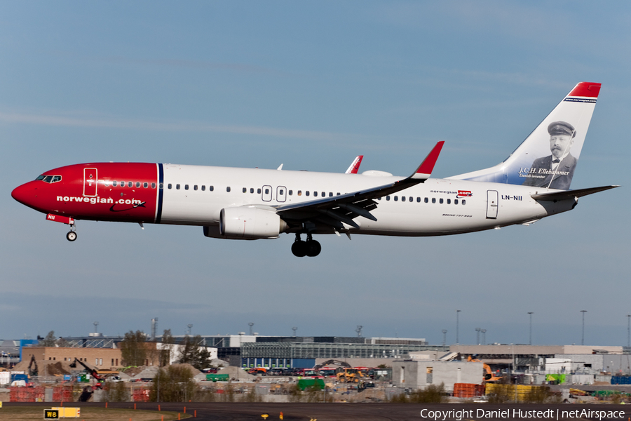 Norwegian Air Shuttle Boeing 737-8JP (LN-NII) | Photo 422189