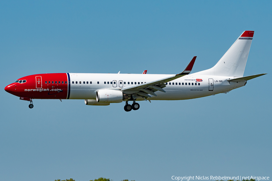 Norwegian Air Shuttle AOC Boeing 737-8FZ (LN-NIK) | Photo 507241