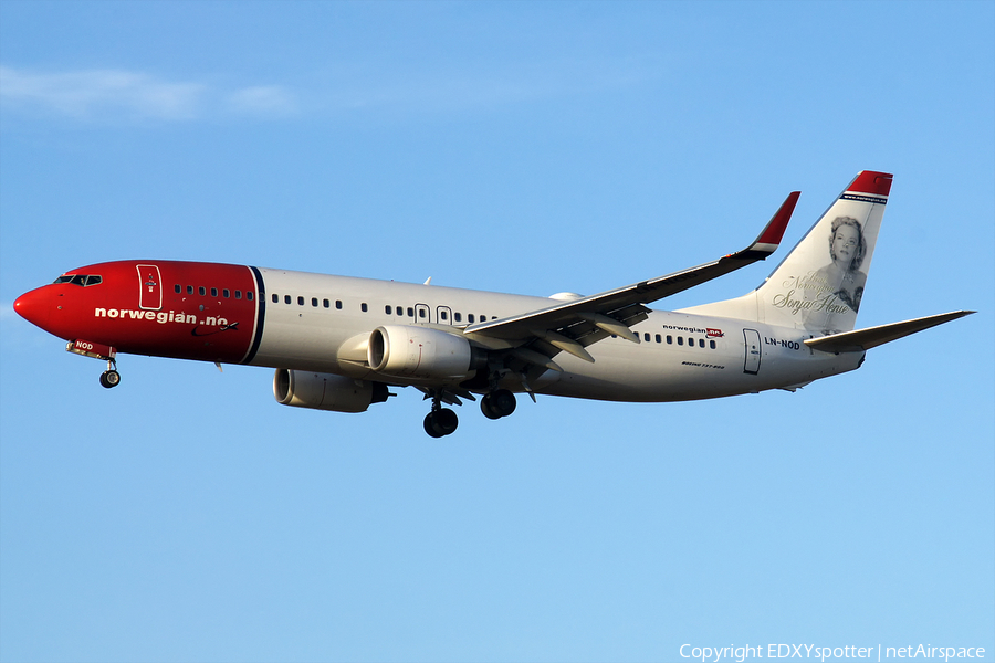Norwegian Air Shuttle Boeing 737-8Q8 (LN-NOD) | Photo 280235