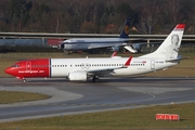 Norwegian Air Shuttle Boeing 737-8Q8 (LN-NOD) at  Hamburg - Fuhlsbuettel (Helmut Schmidt), Germany