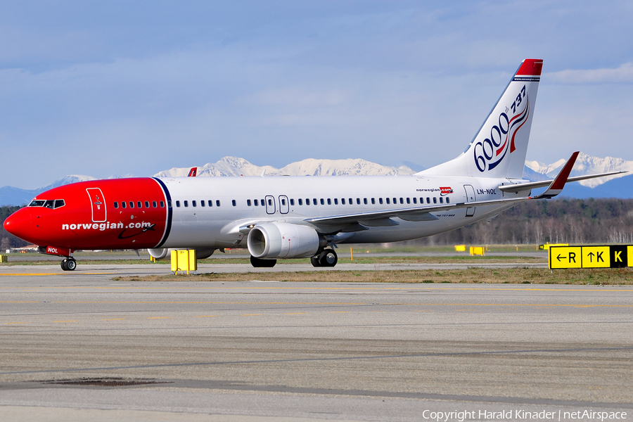 Norwegian Air Shuttle Boeing 737-8Q8 (LN-NOL) | Photo 293811