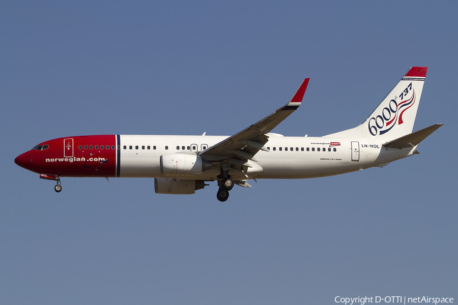 Norwegian Air Shuttle Boeing 737-8Q8 (LN-NOL) | Photo 415439