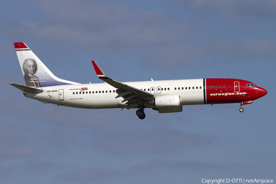 Norwegian Air Shuttle Boeing 737-86N (LN-NON) | Photo 409179