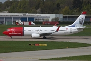 Norwegian Air Shuttle Boeing 737-86Q (LN-NOO) at  Hamburg - Fuhlsbuettel (Helmut Schmidt), Germany