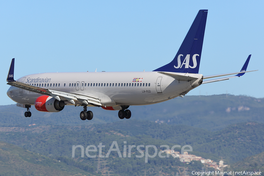 SAS - Scandinavian Airlines Boeing 737-86N (LN-RGD) | Photo 214210