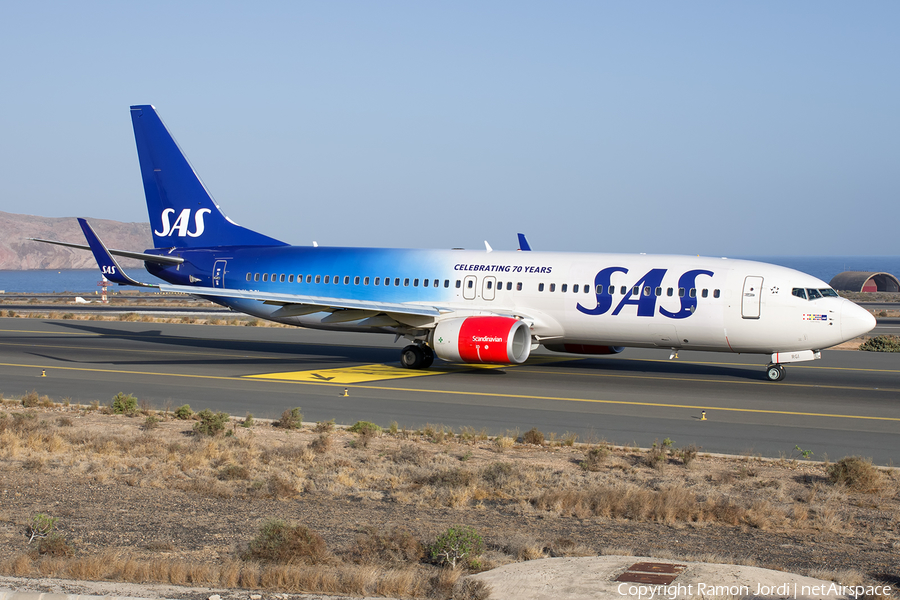 SAS - Scandinavian Airlines Boeing 737-86N (LN-RGI) | Photo 205412