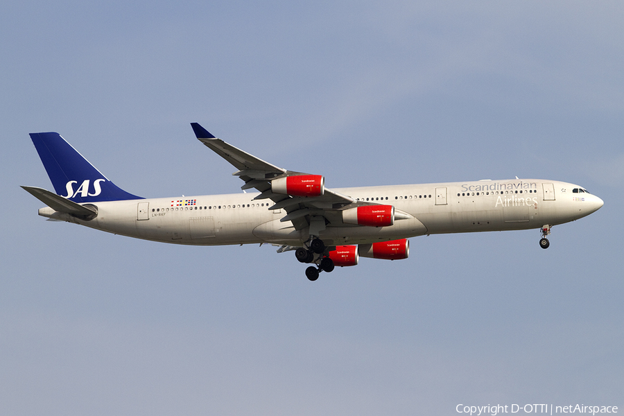 SAS - Scandinavian Airlines Airbus A340-313X (LN-RKF) | Photo 399420