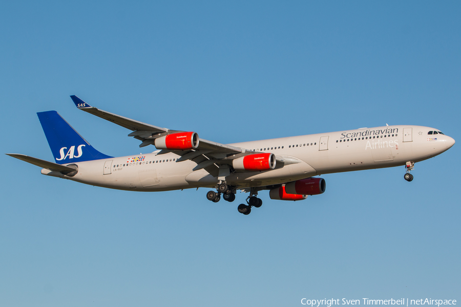 SAS - Scandinavian Airlines Airbus A340-313X (LN-RKF) | Photo 245320