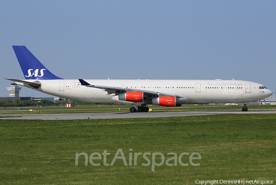 SAS - Scandinavian Airlines Airbus A340-313X (LN-RKF) | Photo 361231