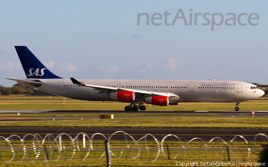 SAS - Scandinavian Airlines Airbus A340-313X (LN-RKF) | Photo 13779