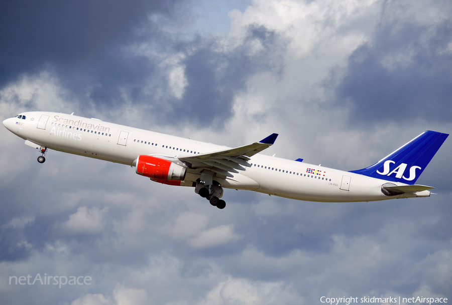 SAS - Scandinavian Airlines Airbus A330-343X (LN-RKO) | Photo 54093