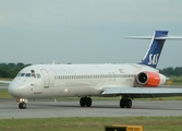 SAS - Scandinavian Airlines McDonnell Douglas MD-87 (LN-RMG) at  Manchester - International (Ringway), United Kingdom