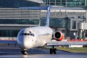 SAS - Scandinavian Airlines McDonnell Douglas MD-81 (LN-RMT) at  Dublin, Ireland