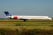 SAS - Scandinavian Airlines McDonnell Douglas MD-81 (LN-ROM) at  Amsterdam - Schiphol, Netherlands