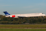 SAS - Scandinavian Airlines McDonnell Douglas MD-82 (LN-ROR) at  Hamburg - Fuhlsbuettel (Helmut Schmidt), Germany