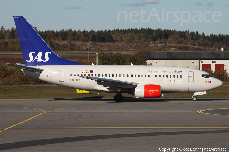 SAS - Scandinavian Airlines Boeing 737-683 (LN-RPF) | Photo 92459