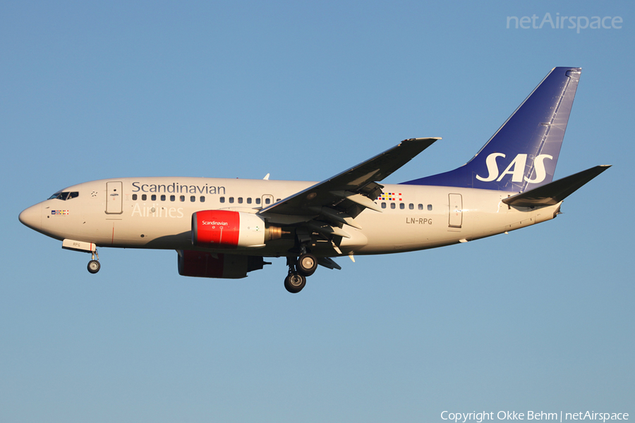 SAS - Scandinavian Airlines Boeing 737-683 (LN-RPG) | Photo 52989