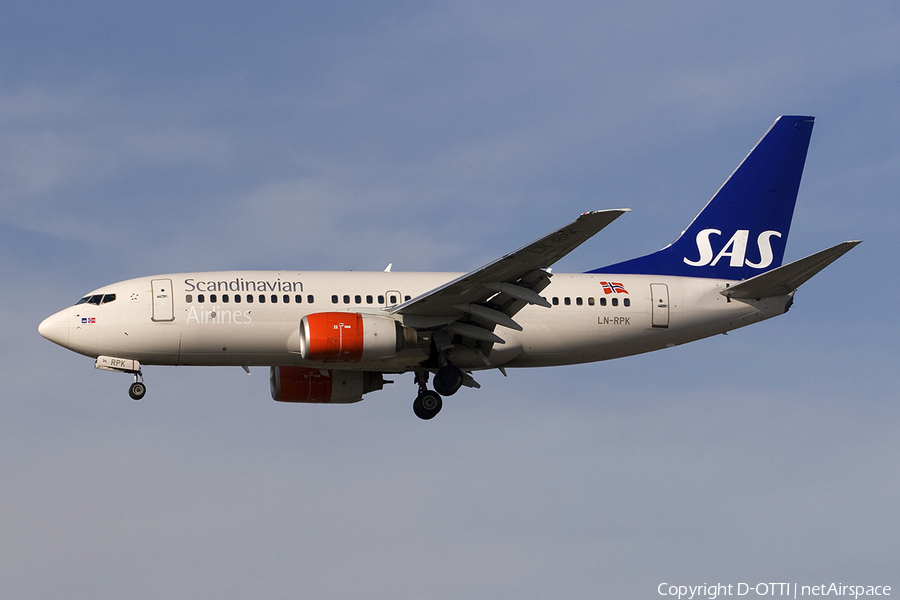 SAS - Scandinavian Airlines Boeing 737-783 (LN-RPK) | Photo 278441
