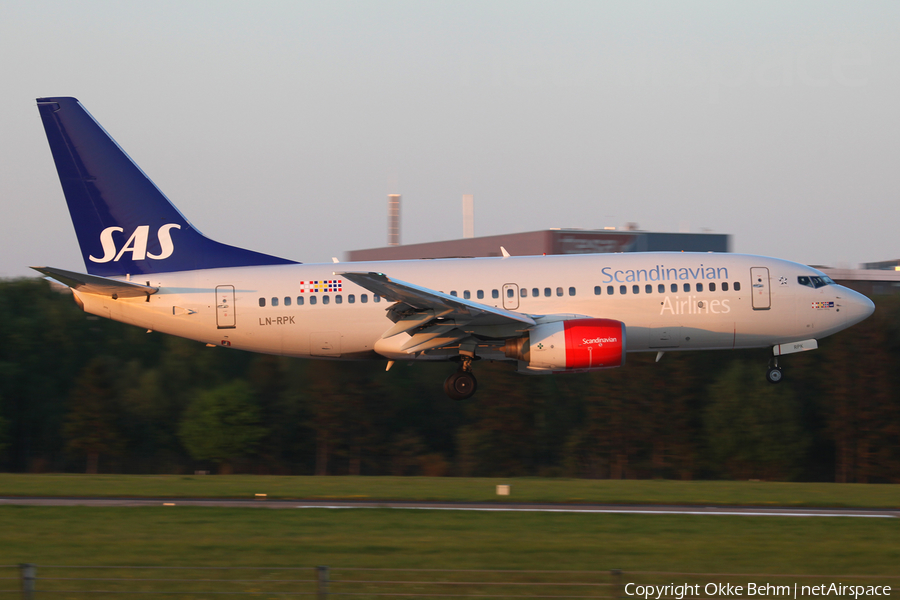 SAS - Scandinavian Airlines Boeing 737-783 (LN-RPK) | Photo 108761