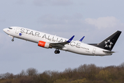 SAS - Scandinavian Airlines Boeing 737-85P (LN-RRE) at  Manchester - International (Ringway), United Kingdom