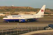 SAS Braathens Boeing 737-705 (LN-TUL) at  Madrid - Barajas, Spain