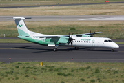 Widerøe Bombardier DHC-8-402Q (LN-WDE) at  Dusseldorf - International, Germany