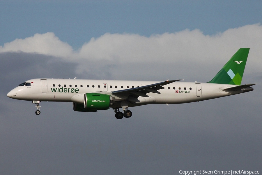 Widerøe Embraer ERJ-190E2 (ERJ-190-300STD) (LN-WEB) | Photo 354984