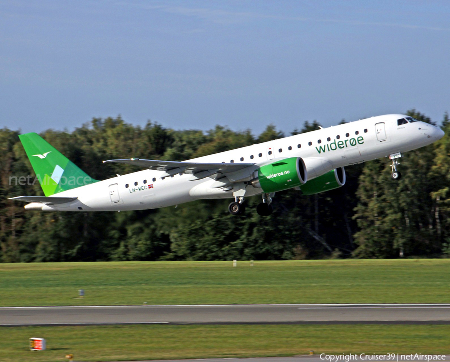 Widerøe Embraer ERJ-190 E2 (ERJ-190-300STD) (LN-WEC) | Photo 314485