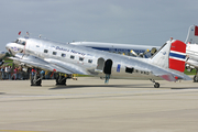 Dakota Norway Douglas DC-3A (LN-WND) at  Hamburg - Fuhlsbuettel (Helmut Schmidt), Germany