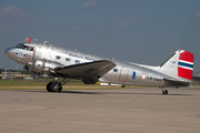 Dakota Norway Douglas DC-3A (LN-WND) at  Hamburg - Fuhlsbuettel (Helmut Schmidt), Germany