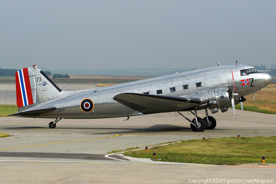 Dakota Norway Douglas DC-3A (LN-WND) | Photo 294557
