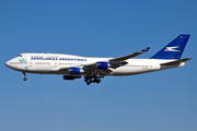 Aerolineas Argentinas Boeing 747-475 (LV-ALJ) at  Madrid - Barajas, Spain