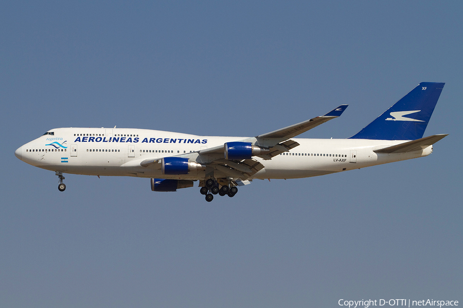 Aerolineas Argentinas Boeing 747-475 (LV-AXF) | Photo 370538