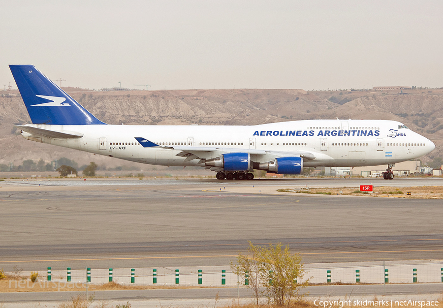 Aerolineas Argentinas Boeing 747-475 (LV-AXF) | Photo 95720