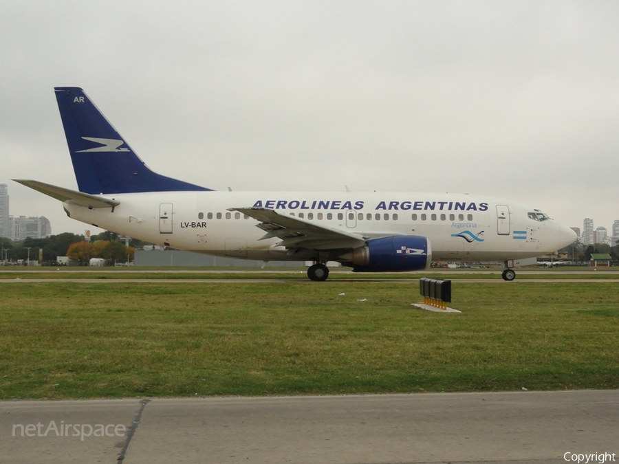 Aerolineas Argentinas Boeing 737-5H6 (LV-BAR) | Photo 46358