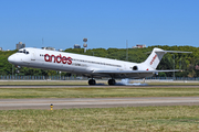 Andes Líneas Aéreas McDonnell Douglas MD-83 (LV-BEG) at  Buenos Aires - Jorge Newbery Airpark, Argentina
