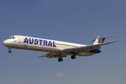 Austral Lineas Aereas McDonnell Douglas MD-83 (LV-BGV) at  Buenos Aires - Jorge Newbery Airpark, Argentina