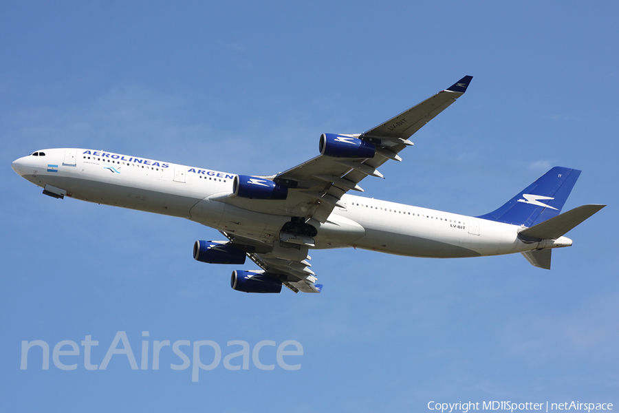 Aerolineas Argentinas Airbus A340-313 (LV-BIT) | Photo 12455
