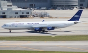 Aerolineas Argentinas Airbus A340-312 (LV-BMT) at  Miami - International, United States