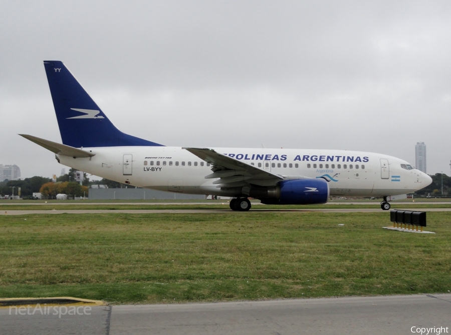 Aerolineas Argentinas Boeing 737-7BD (LV-BYY) | Photo 46367