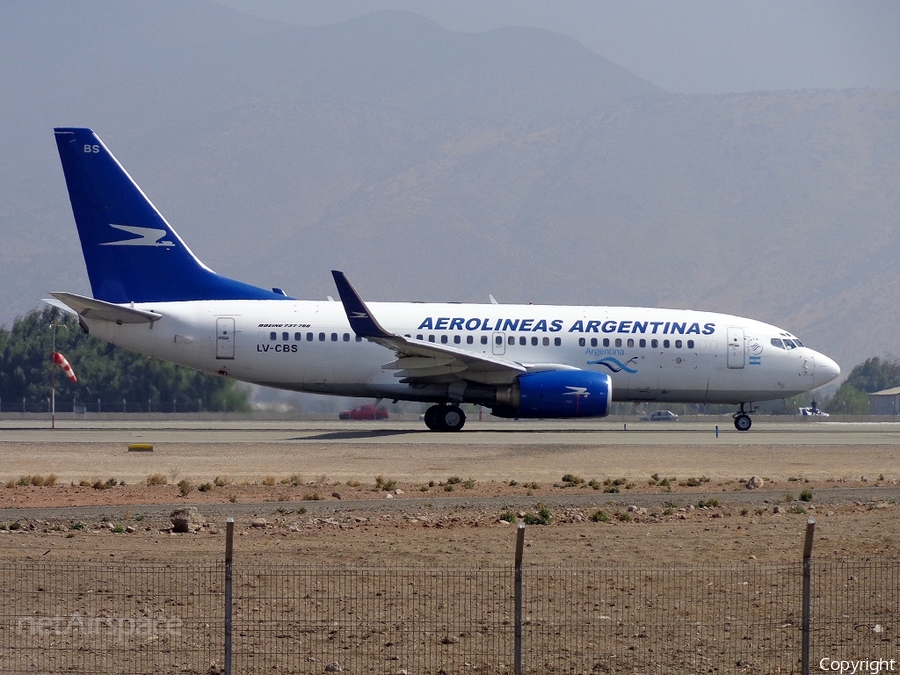 Aerolineas Argentinas Boeing 737-73V (LV-CBS) | Photo 44414