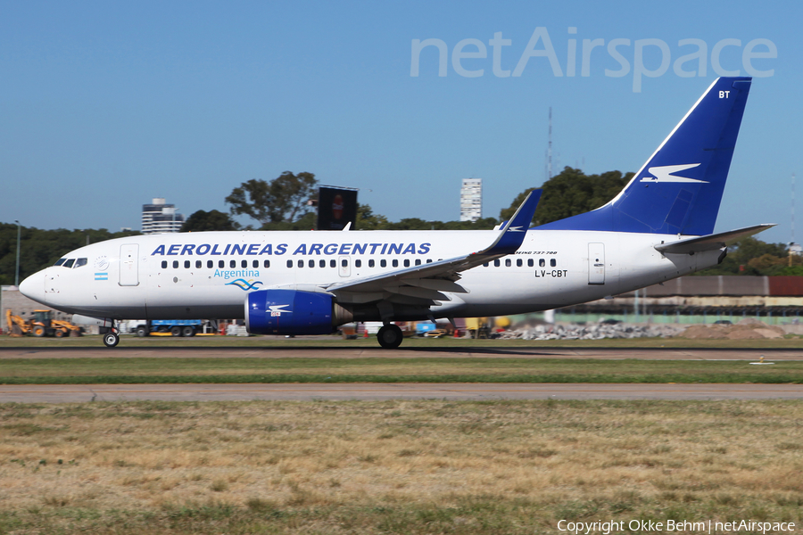 Aerolineas Argentinas Boeing 737-76N (LV-CBT) | Photo 229835