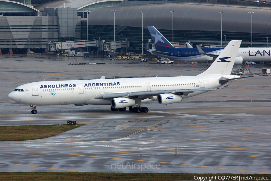 Aerolineas Argentinas Airbus A340-312 (LV-CEK) | Photo 20216